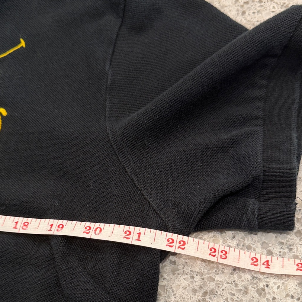 Polo by Ralph Lauren Black Polo Shirt Big Pony Size Large - Picture 4 of 11